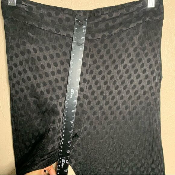 Madewell Drapey Jacquard Huston Pull On Crop Pants polka dot black - Picture 12 of 14